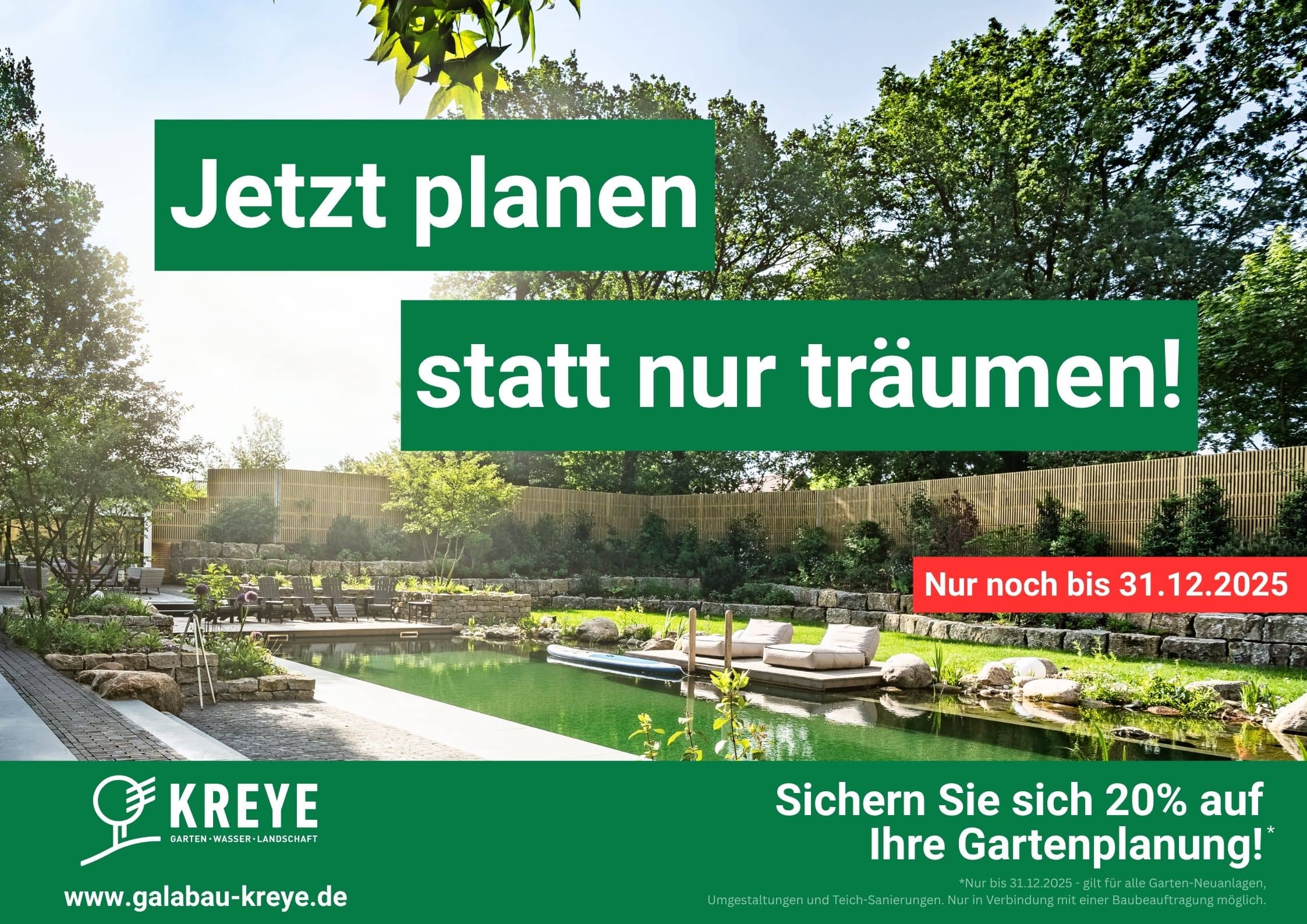 Jetzt planen - statt nur träumen!