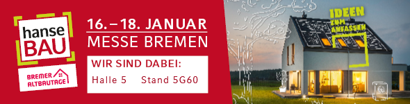 hanseBAU 2026 – Halle 5 Stand 5G60 hanseBAU 2026 - Halle 5 Stand 5G60